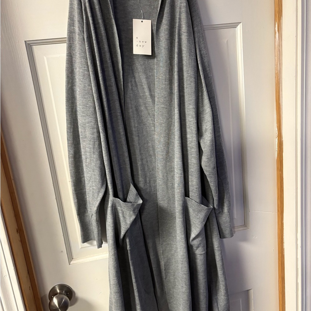 *SO COZY* NWT A New Day Heather Gray Open Cardigan Make me an offer!